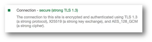 tls 13 connected